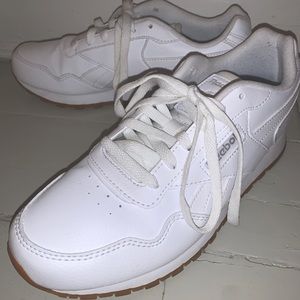 White Leather Reebok Sneakers
